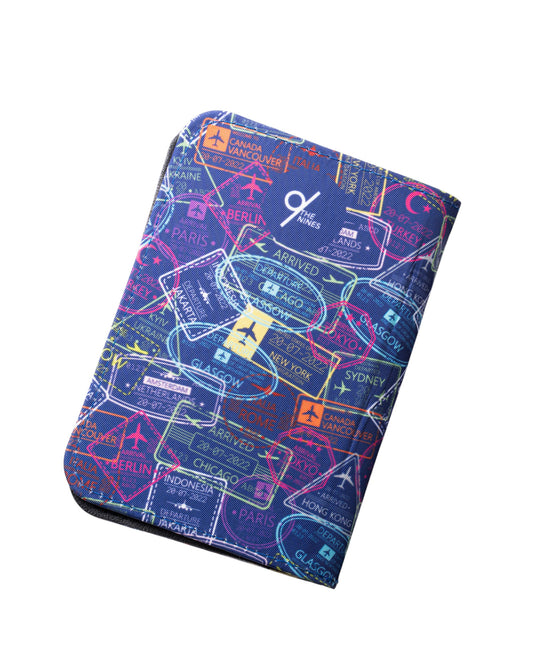 The Nines Passport Cover “Blue Stamps”