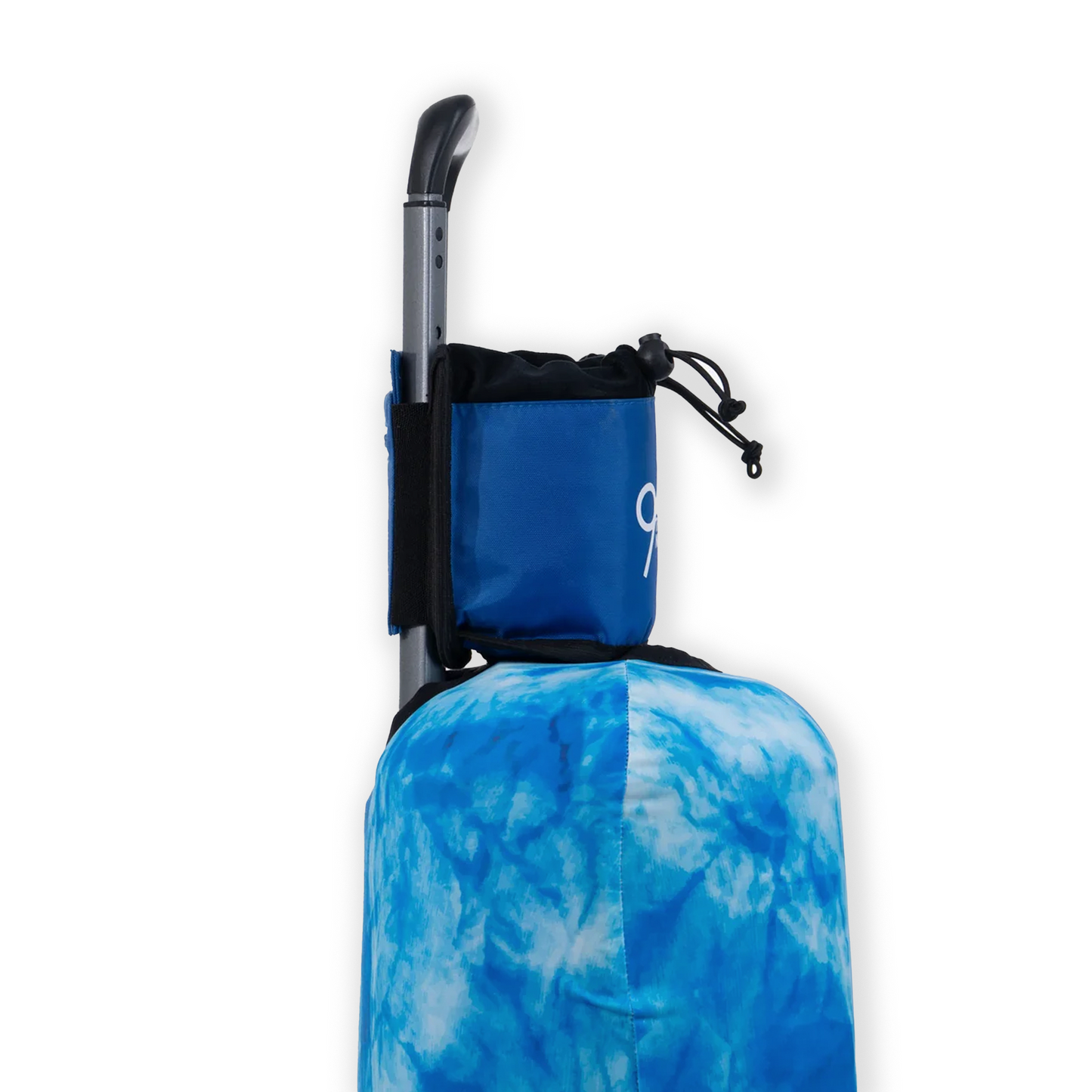 Bottle & Cup Holder for Luggage In Blue