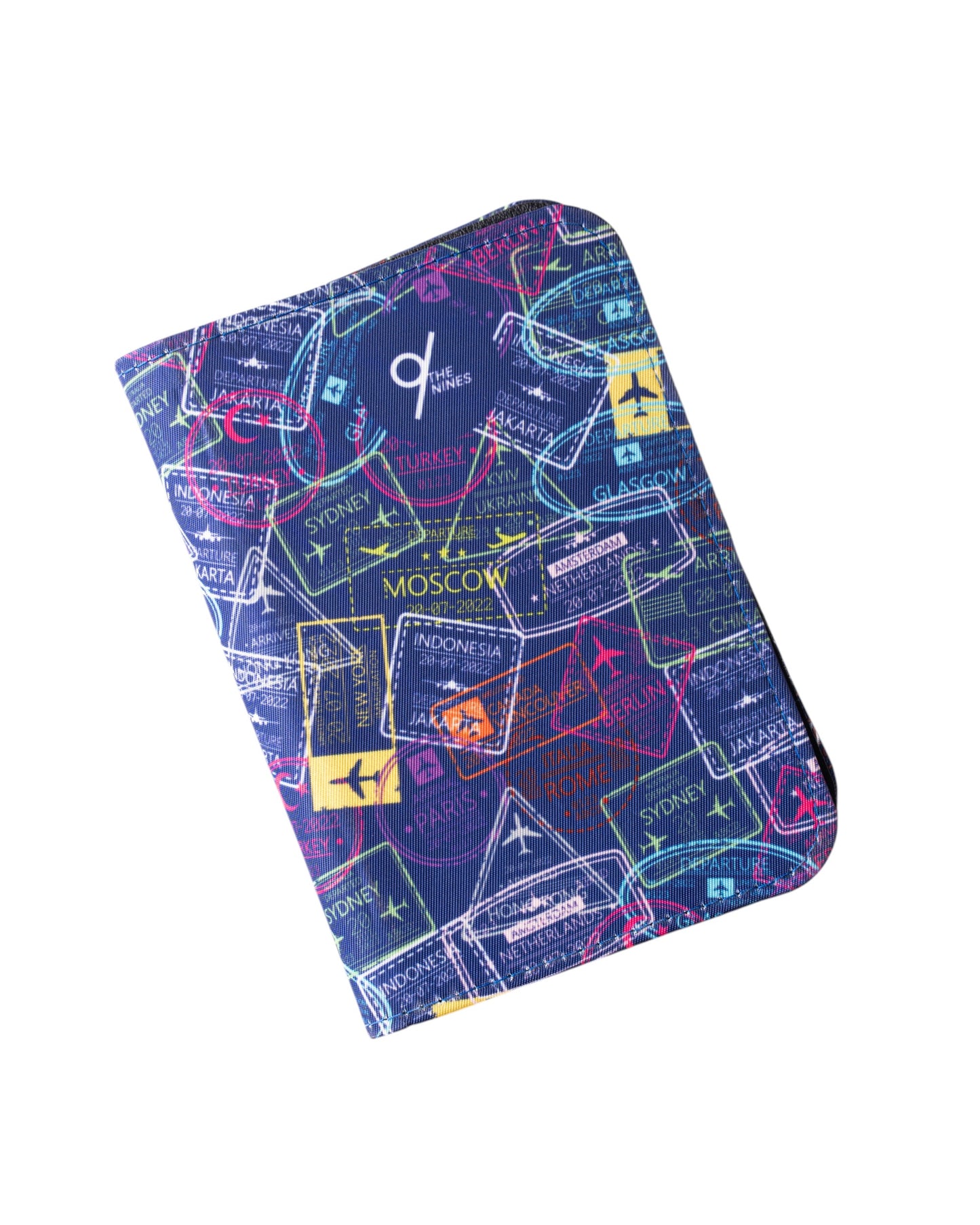 The Nines Passport Cover “Blue Stamps”