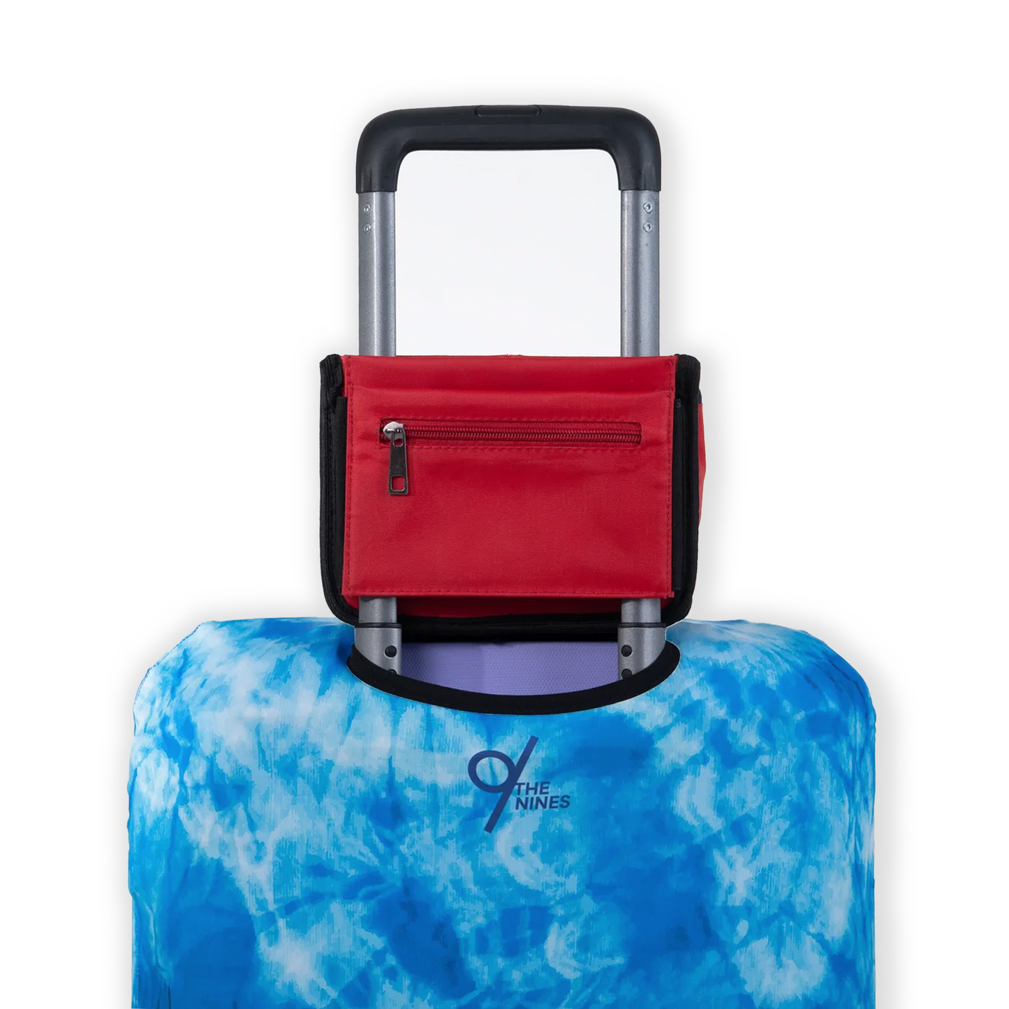 Bottle & Cup Holder for Luggage In Red